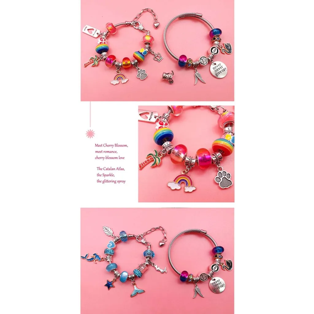 2022 Weihnachten Adventskalender,24 Tage Weihnachts Countdown Kalender Charms Armband Blindbox Weihnachtsgeschenk Für Erwachsene Und Kinder – Bild 12