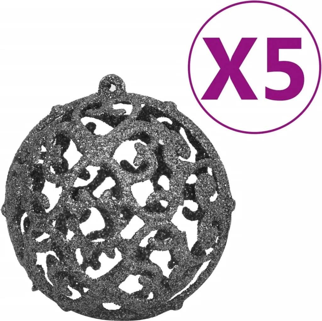 VidaXL Schlanker Weihnachtsbaum Mit LEDs & Kugeln Rosa 120 Cm â Bild 9