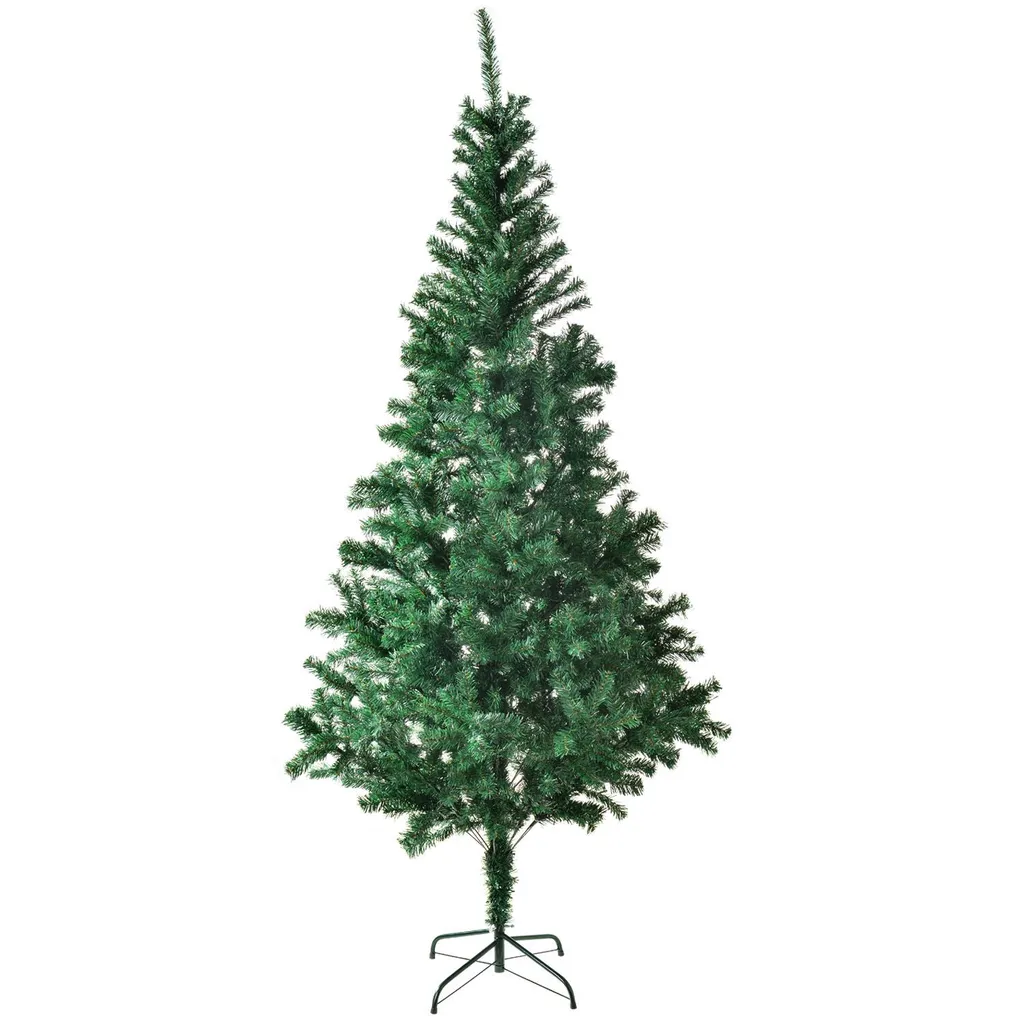 Juskys Weihnachtsbaum 180 Cm Künstlich Mit Ständer, Naturgetreue Zweige, Einfache Stecktechnik, Tannenbaum Christbaum Weihnachtsdeko Innen