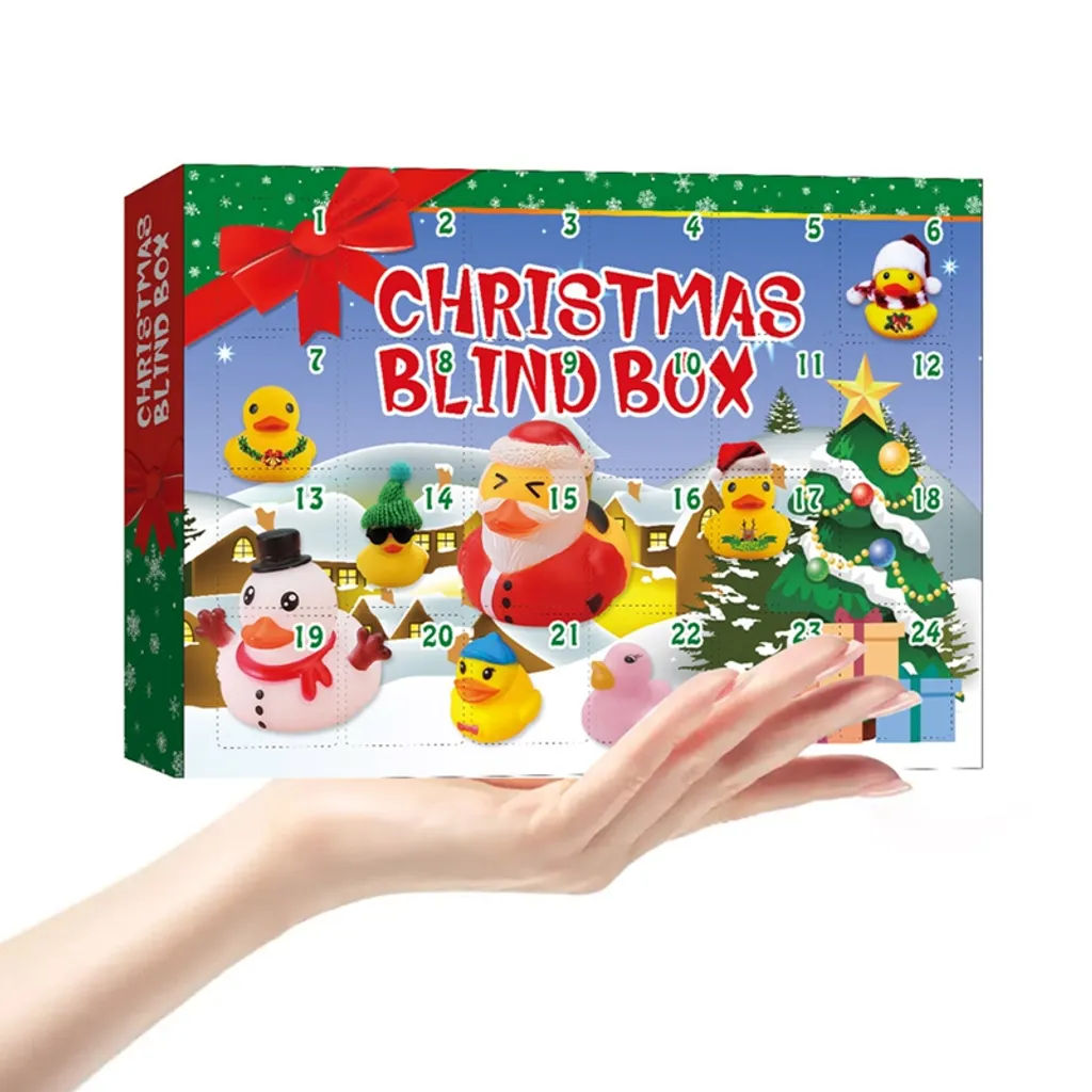 2022 Weihnachten Adventskalender, 24 Tage Ente Spielzeug Weihnachts Countdown Kalender Blindbox Weihnachtsgeschenk Für Erwachsene Und Kinder – Bild 10