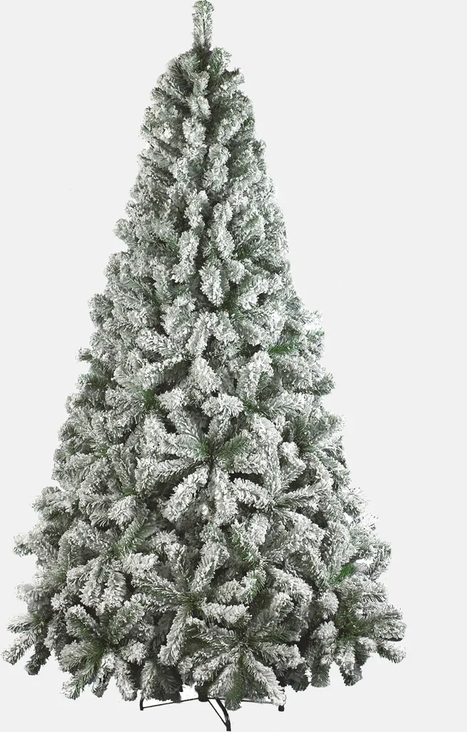 Weihnachtsbaum "Maria", Höhe 240 Cm, Weiß Getüncht, Extra Dick, 1376 Äste, 140x140x240 Cm – Bild 2