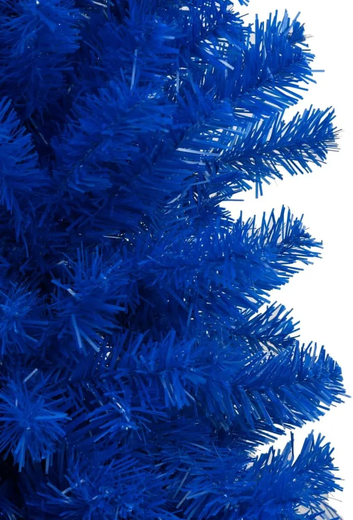 VidaXL Künstlicher Weihnachtsbaum Mit LEDs & Ständer Blau 180 Cm PVC – Bild 3