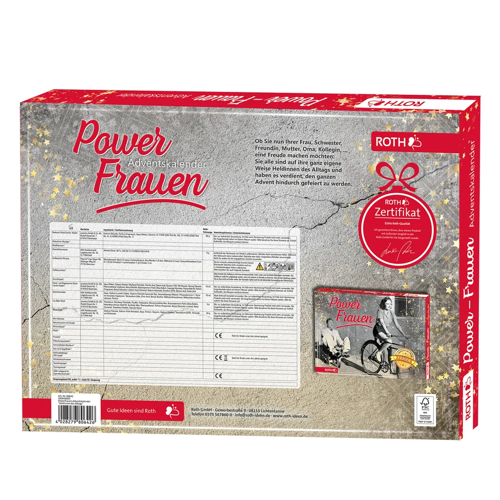 ROTH Powerfrauen-Adventskalender 'Heldinnen Des Alltags' 2021, Gefüllt Mit 24 Praktischen Dingen Für Die Frau, Kalender Für Die Vorweihnachtszeit – Bild 2
