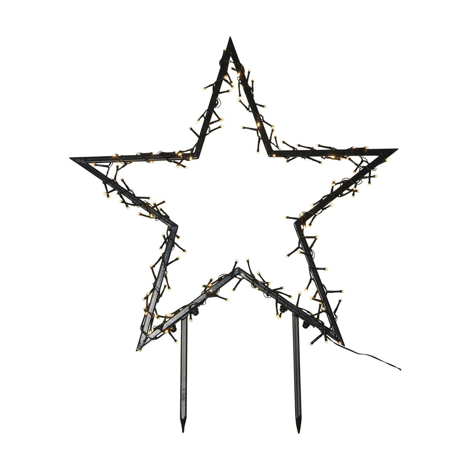 LED Gartenstecker Stern Leuchtstern Lichterstern H: 73cm Weihnachtsdeko F. Außen