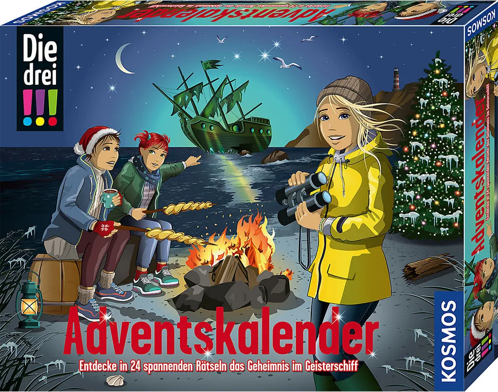 KOSMOS 632458 Die Drei !!! Adventskalender 2022