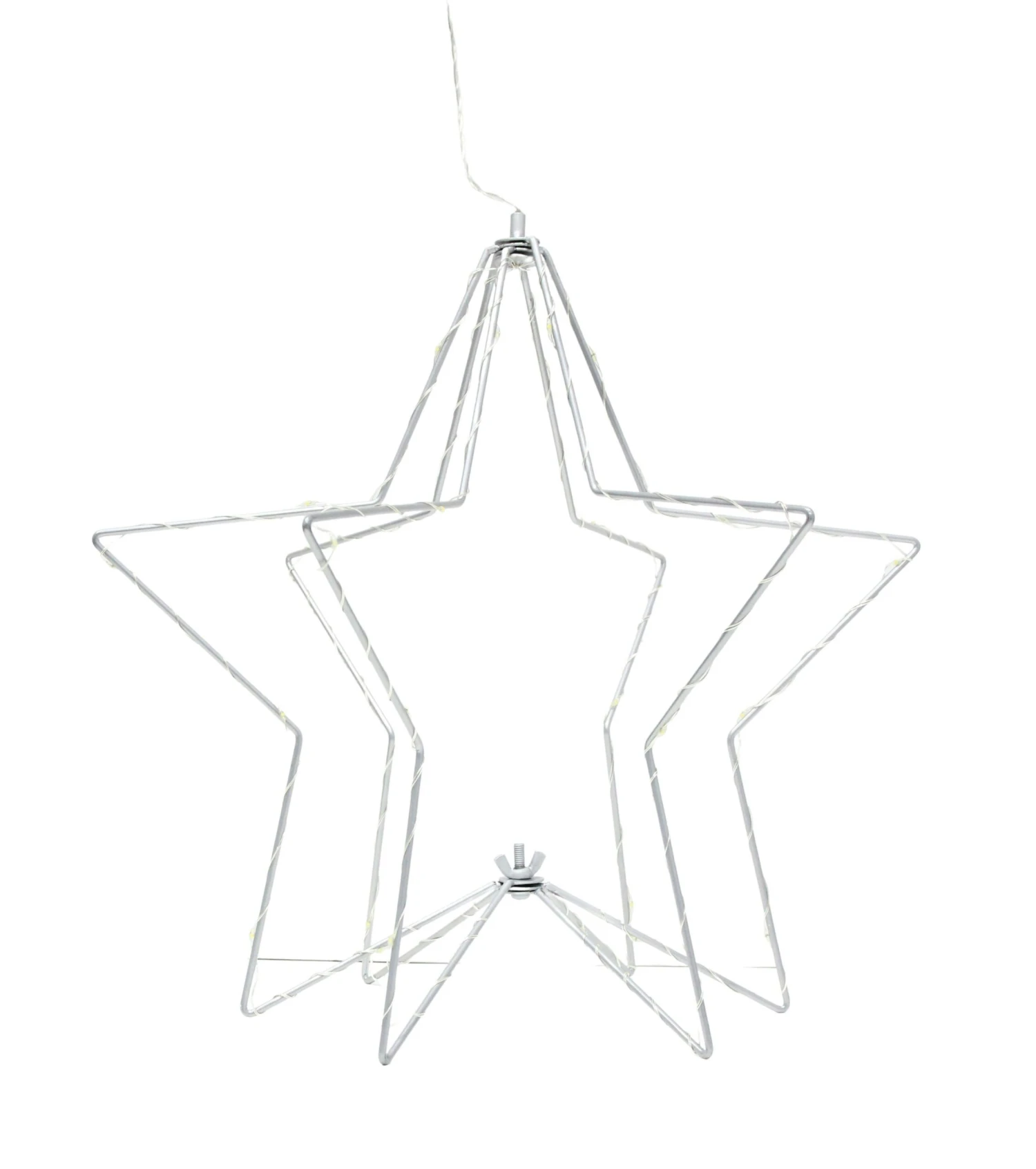 Tarrington House LED Strahlenstern, Metall/PVC, 47 X 49 X 7 Cm, 110 LED, 3 W – Bild 4