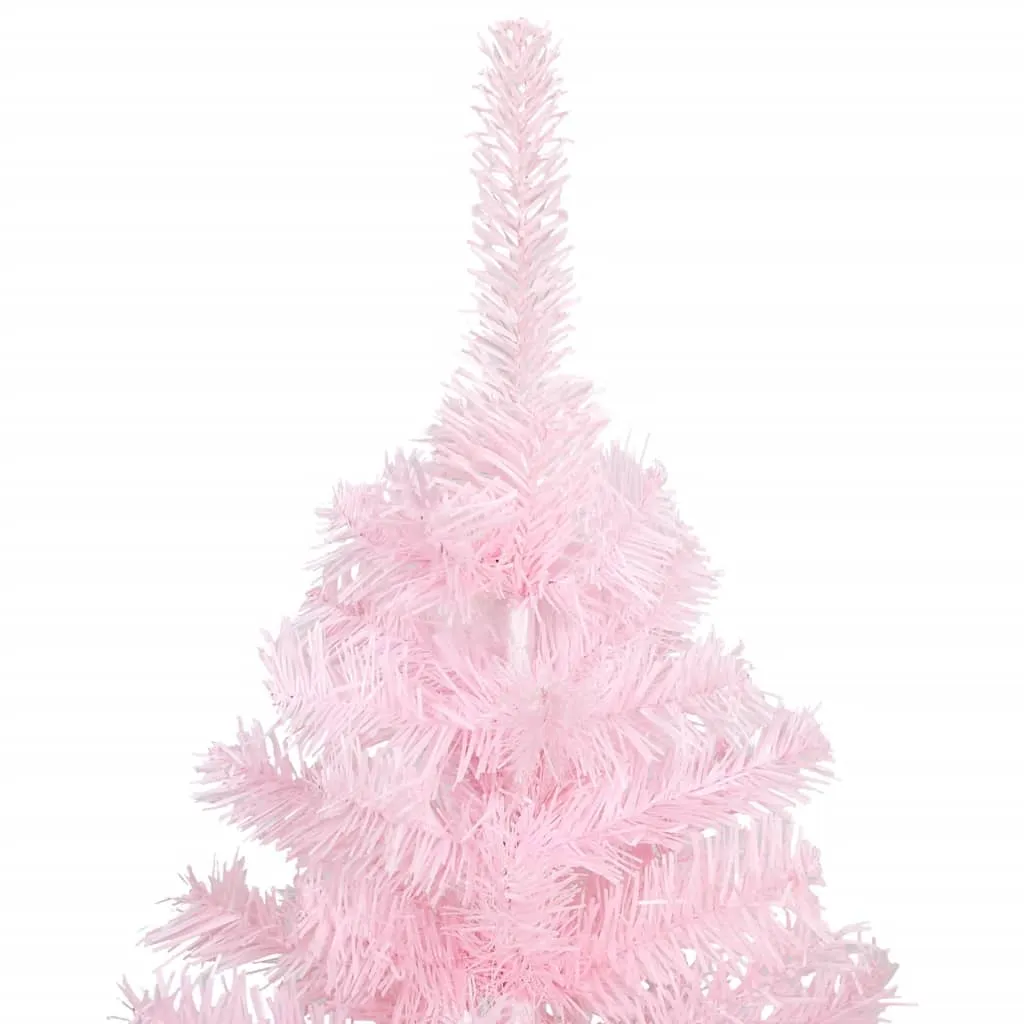 VidaXL Künstlicher Weihnachtsbaum Mit Ständer Rosa 120 Cm PVC – Bild 2