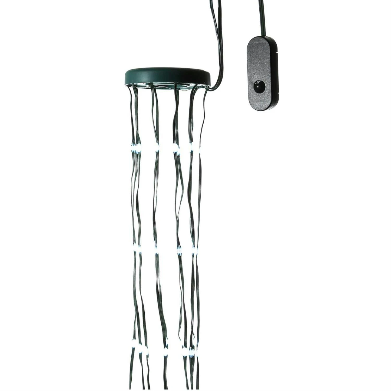 LED Baummantel Lichterkette 10 Stränge 180LED Bunt 13Funkt. Fernbedienung 1,8m