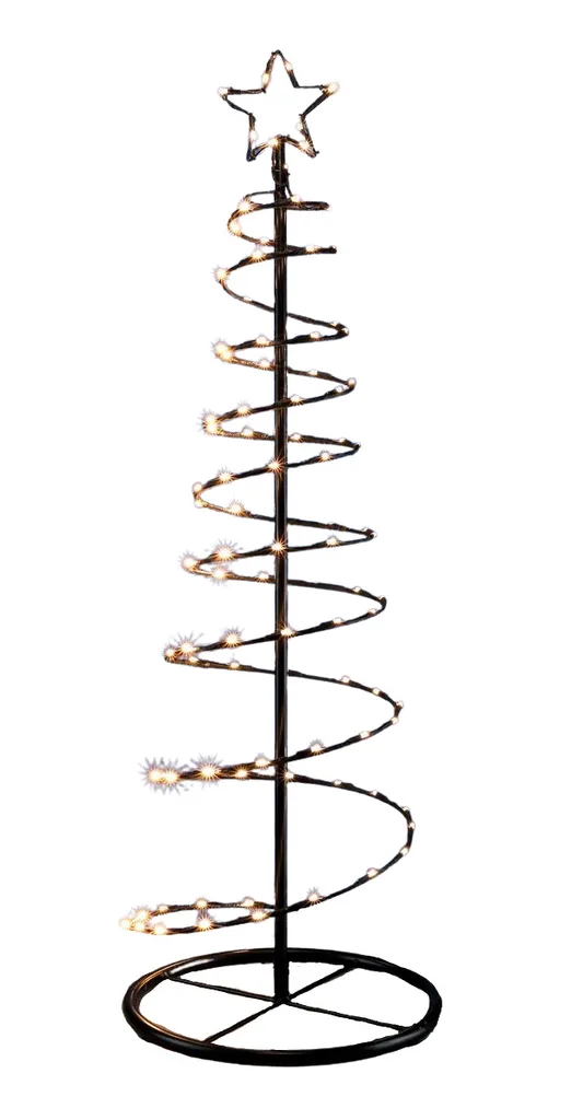 LED Weihnachtsbaum Aus Metall Christbaum Dekobaum Tannenbaum Kunstbaum 120 Cm – Bild 2