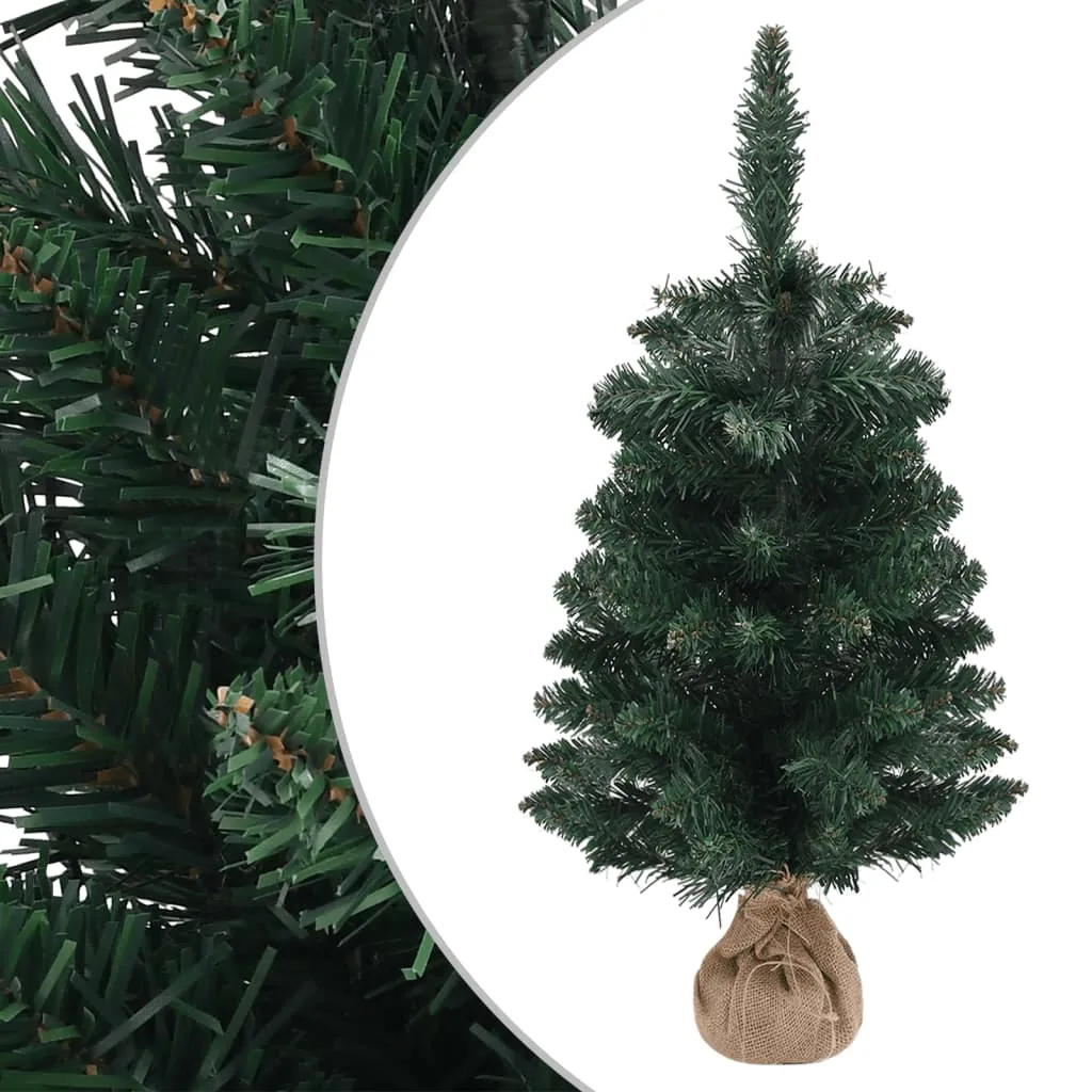 VidaXL Künstlicher Weihnachtsbaum Mit Ständer Grün 90 Cm PVC