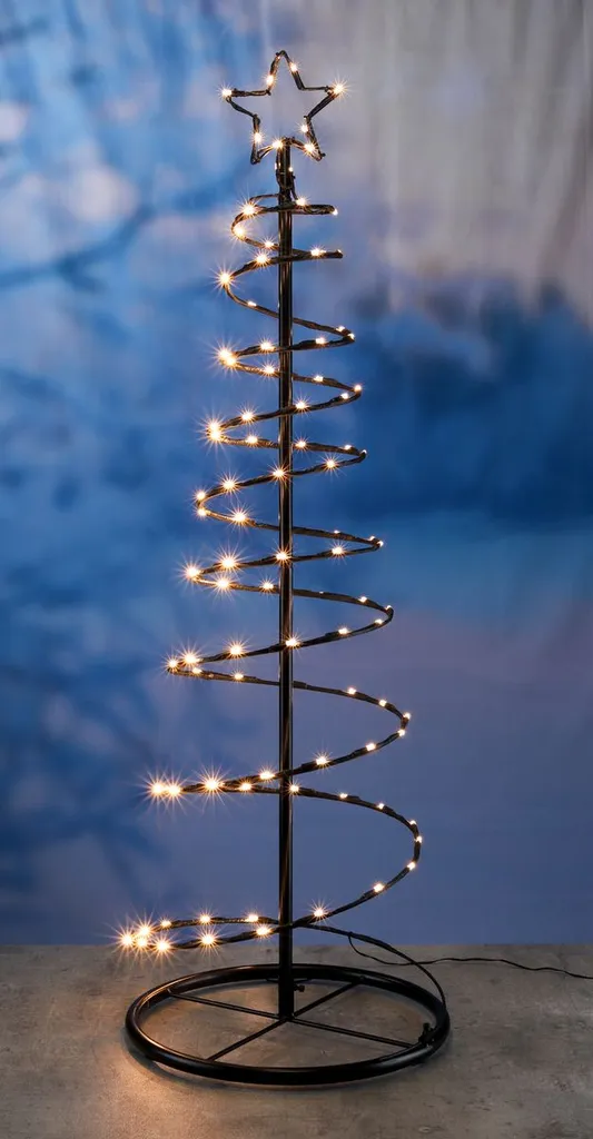 LED Weihnachtsbaum Aus Metall Christbaum Dekobaum Tannenbaum Kunstbaum 120 Cm