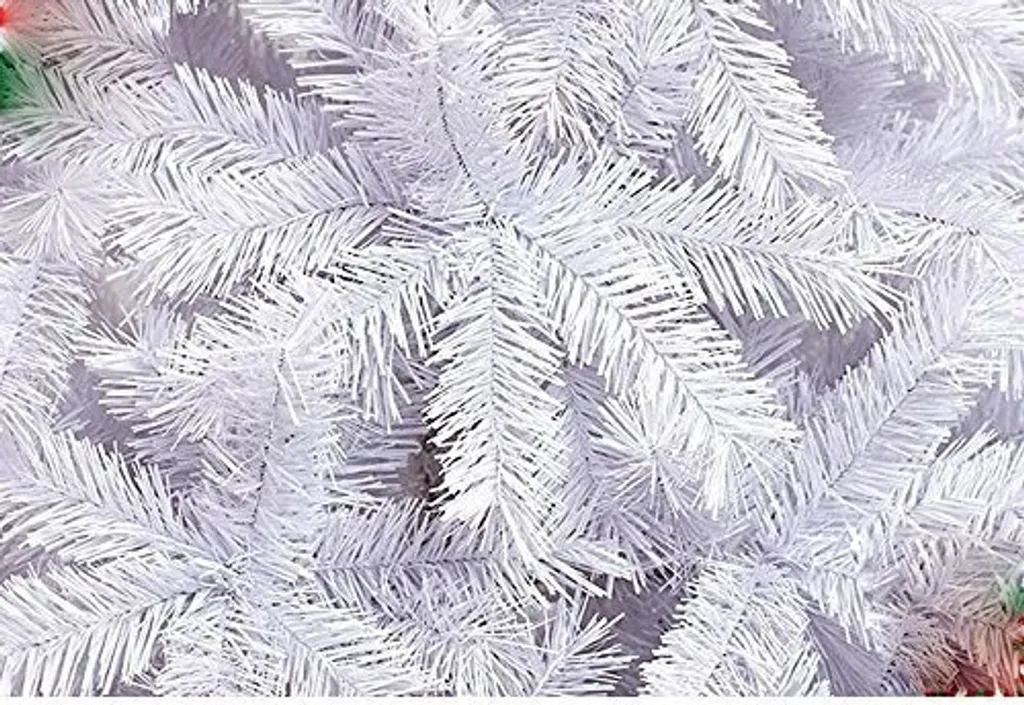 EINFEBEN 150cm Weihnachtsbaum Kuenstlicher Kunstbaum Tannenbaum Deko Christbaum PVC Künstliche Weihnachtsbäume,Weiß – Bild 3