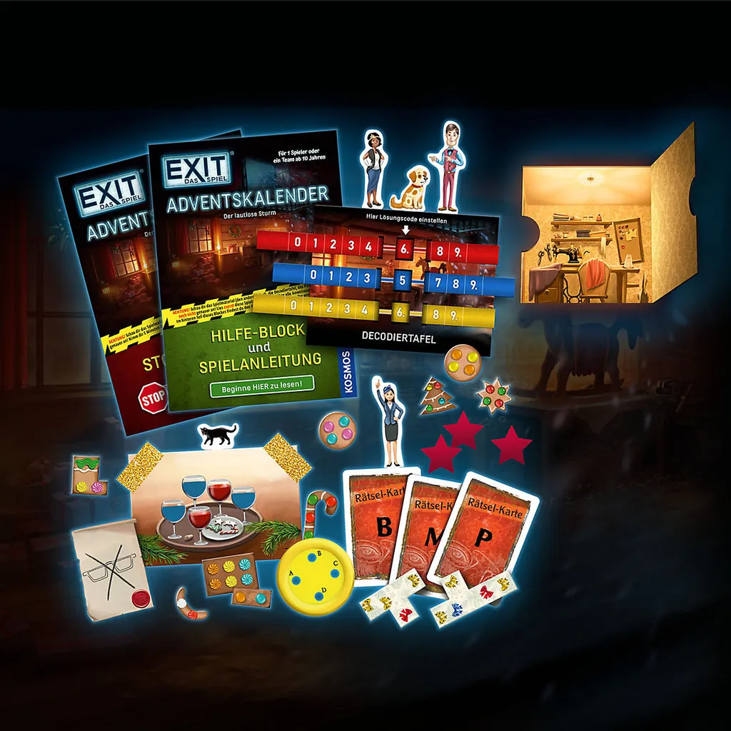 KOSMOS - EXIT - Das Spiel Adventskalender 2022 (Auslauf) – Bild 3