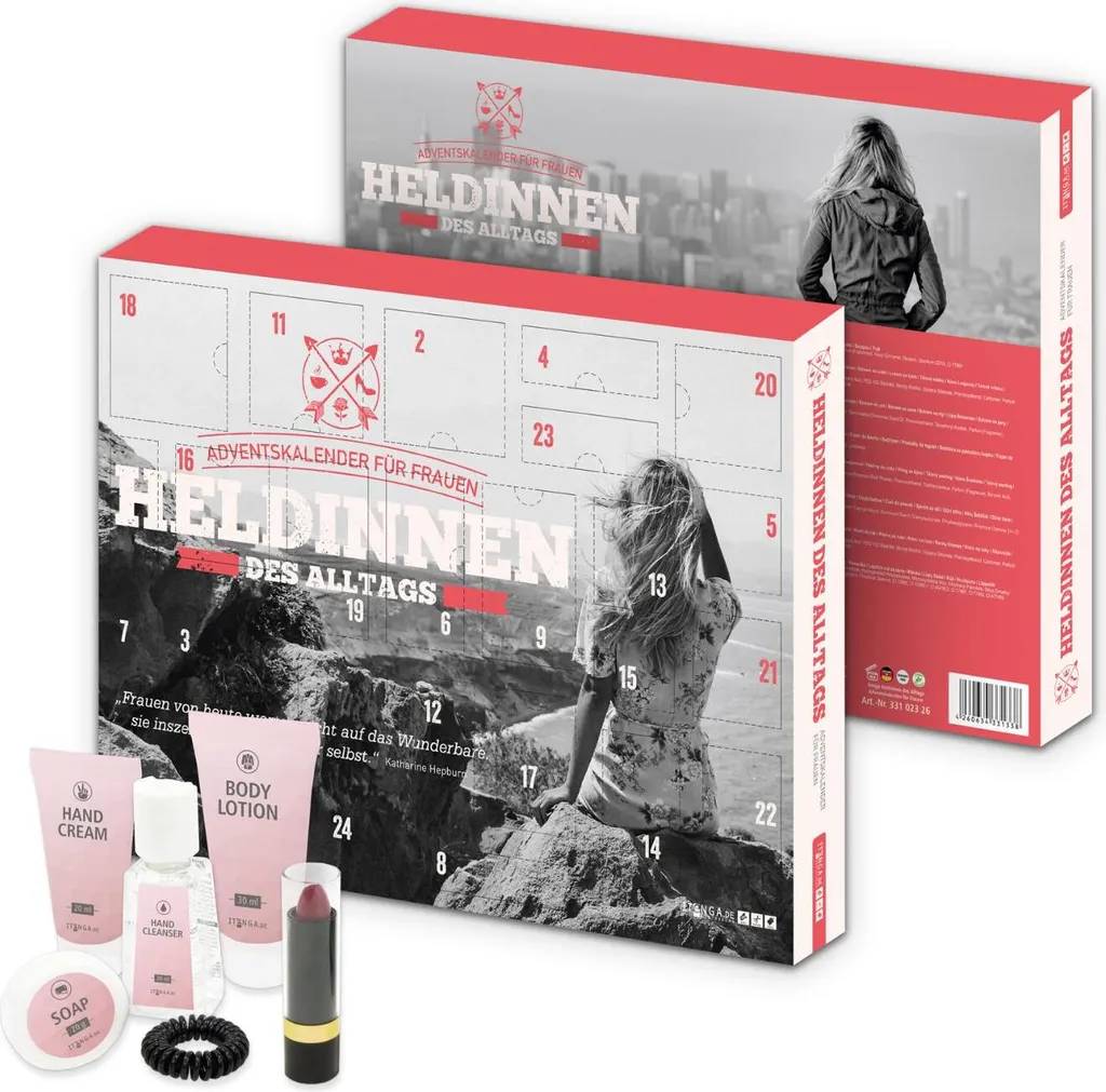 Itenga Adventskalender Set Helden & Heldinnen (gelb Und Rot) – Bild 2