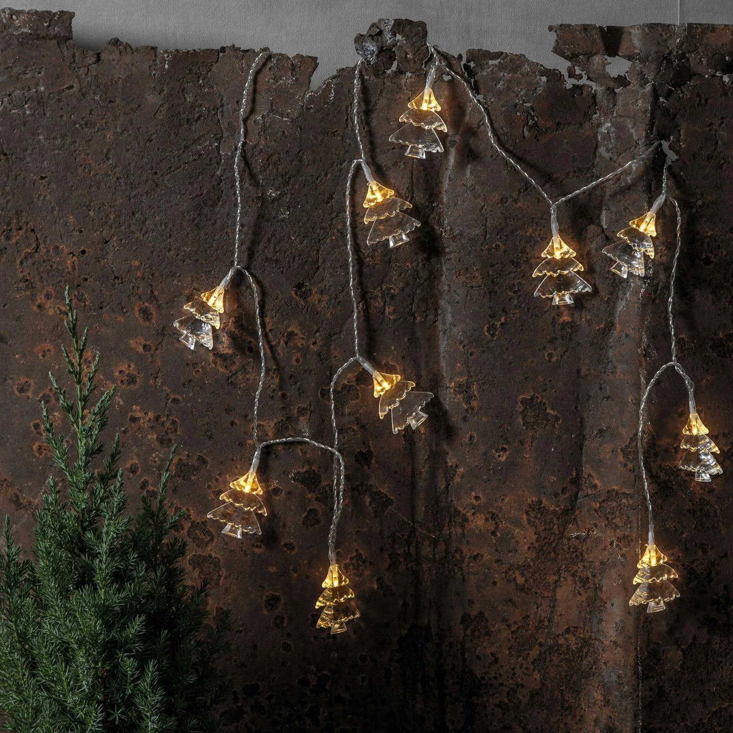 LED Lichterkette Weihnachtsbäume Tannen 10LED 1,35m Dekolichterkette Weihnachten – Bild 6