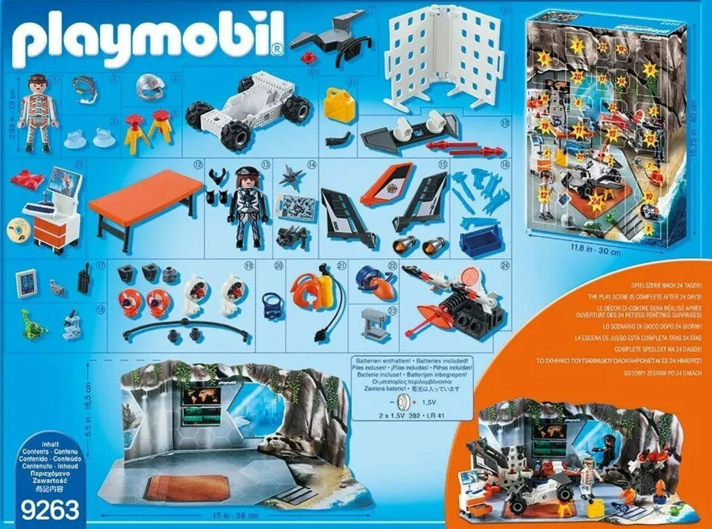 PLAYMOBIL 9263 Adventskalender Spy Team Werkstatt Für Kinder – Bild 5