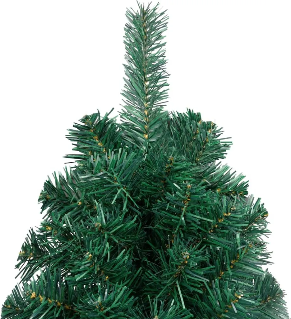 VidaXL Künstlicher Halber Weihnachtsbaum Mit Ständer Grün 120 Cm PVC – Bild 6