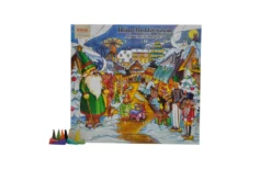 KNOX - Räucherkerzen Adventskalender Motiv Budenzauber - Inhalt 24 Stück, Größe M (Standard) - 090000 22