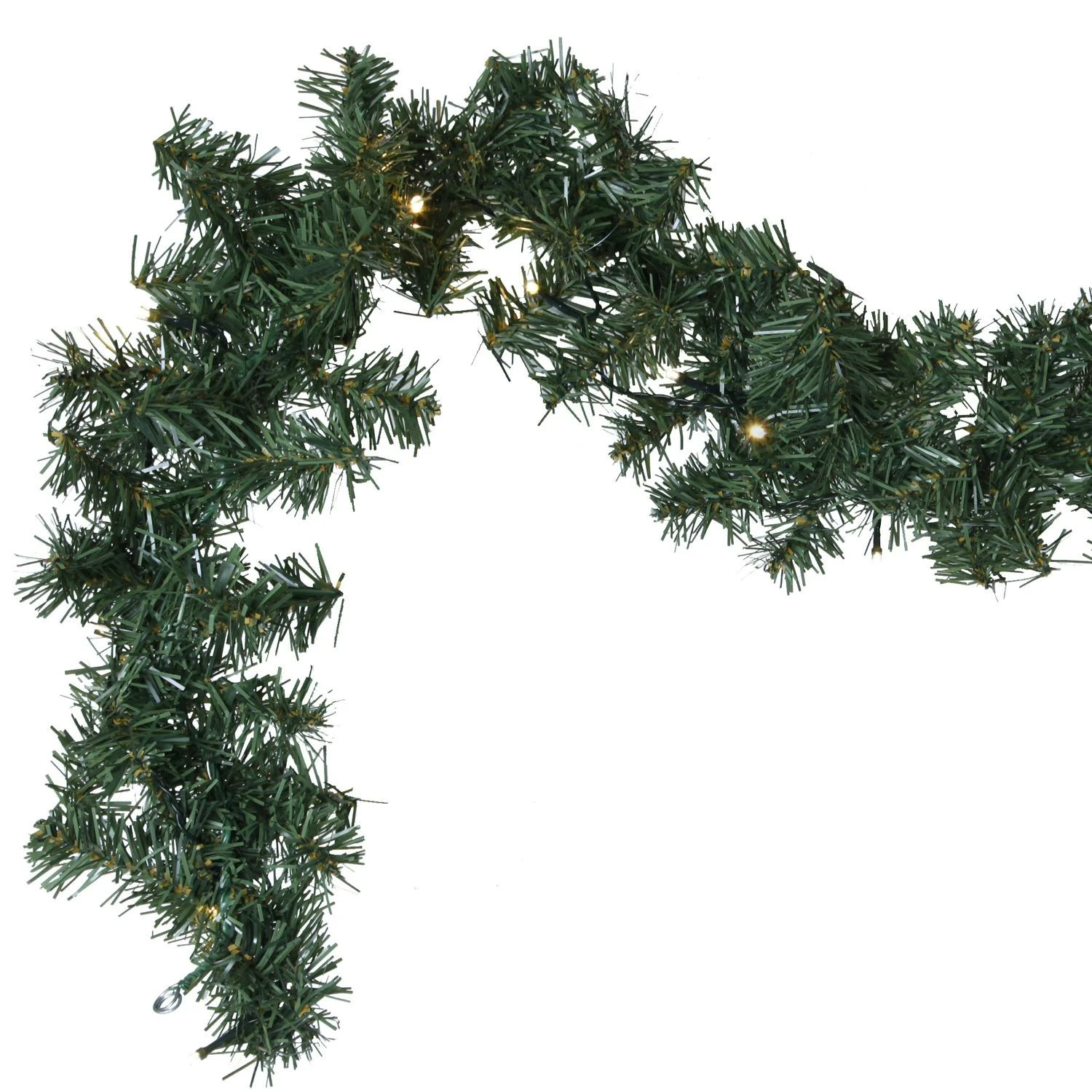 LED Tannengirlande Weihnachtsgirlande Beleuchtet 30LED Batterie Timer 2,50m Grün – Bild 7