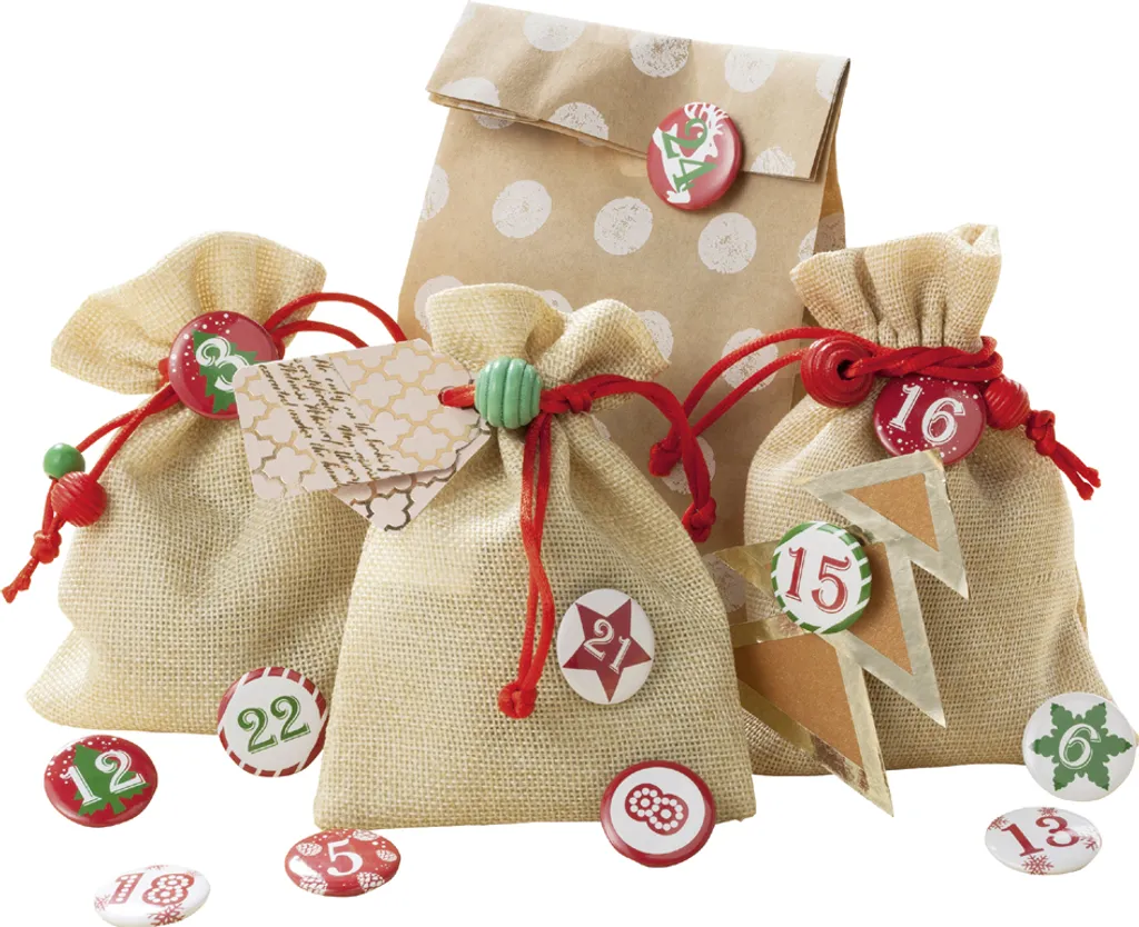 Folia Adventskalender "Buttons" Aus Blech 1-24 – Bild 2