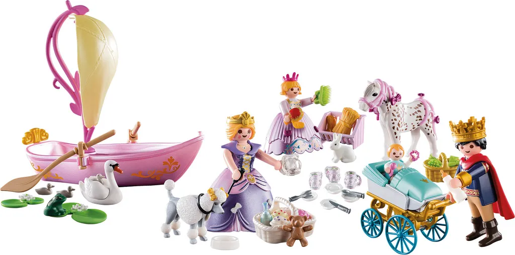PLAYMOBIL Weihnachten 70323 Adventskalender "Königliches Picknick Im Park" – Bild 2