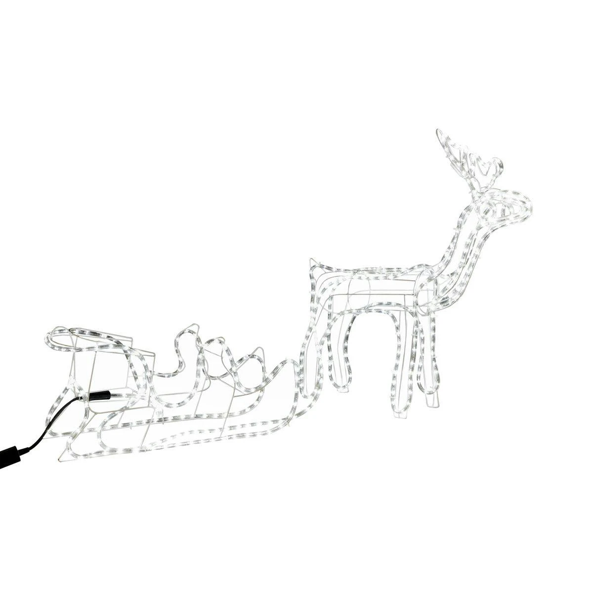 LED Geschenkboxen Beleuchtet Schleife Weihnachtsdeko 40LED Timer Creme/gold 3St. – Bild 5