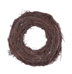 NEU Naturkranz, Rosa / Glitzer, ∅ 48 Cm / Höhe: 8 Cm, "Germany", Handgefertigt